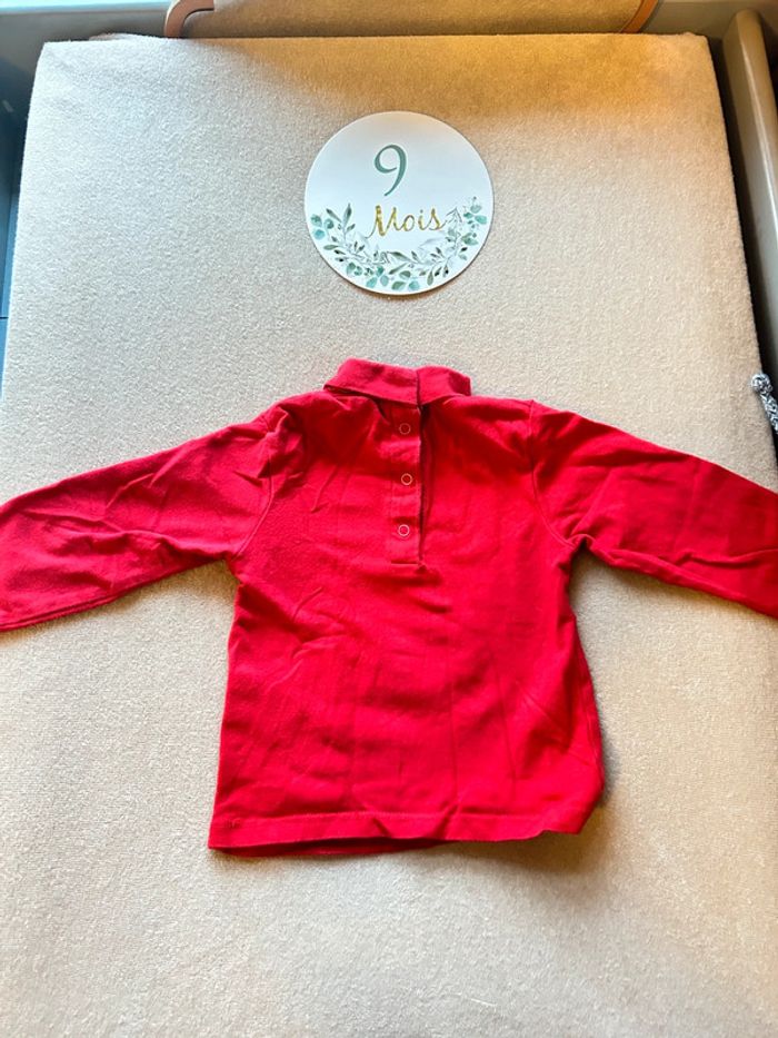 Sous pull col roulé Mickey 9 mois - photo numéro 2