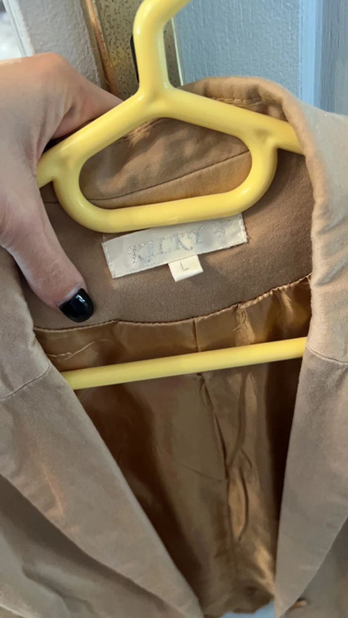 Veste de blazer beige - photo numéro 2