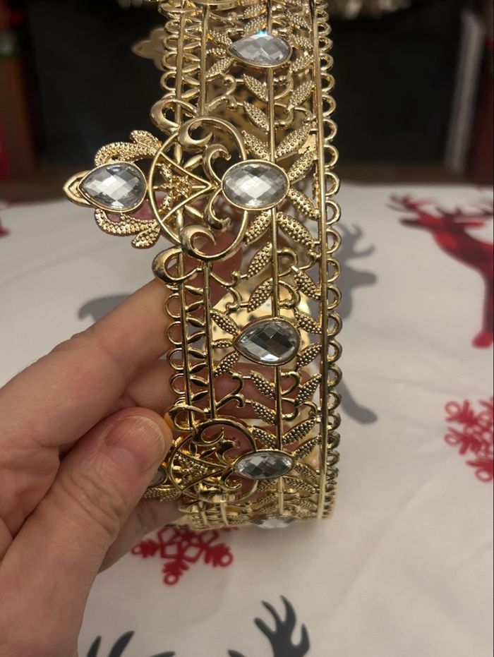 Couronne en métal, cosplay ou épiphanie - photo numéro 4