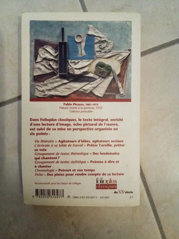 Livre Paroles de Jacques Prévert - photo numéro 2