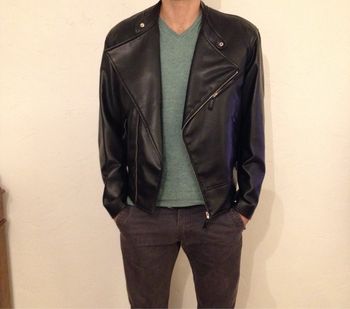Veste en cuir