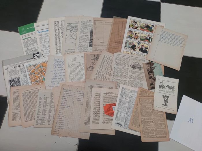 Lot vieux papiers
