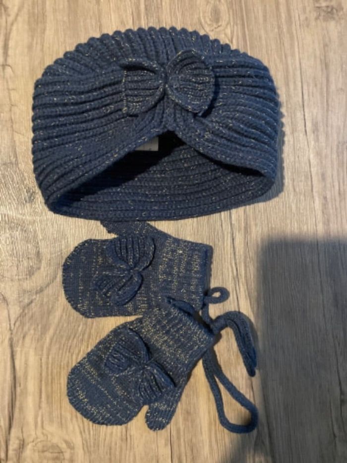 Ensemble bonnet et gants