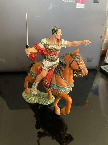Figurine Vintage César a Cheval Papo 2000