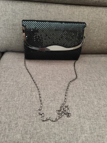Sac à main de soirée noir