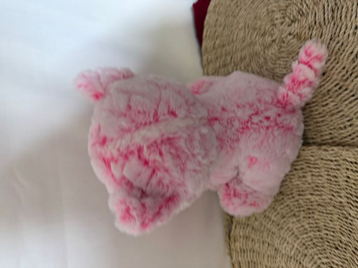doudou chat rose gros yeux - photo numéro 3
