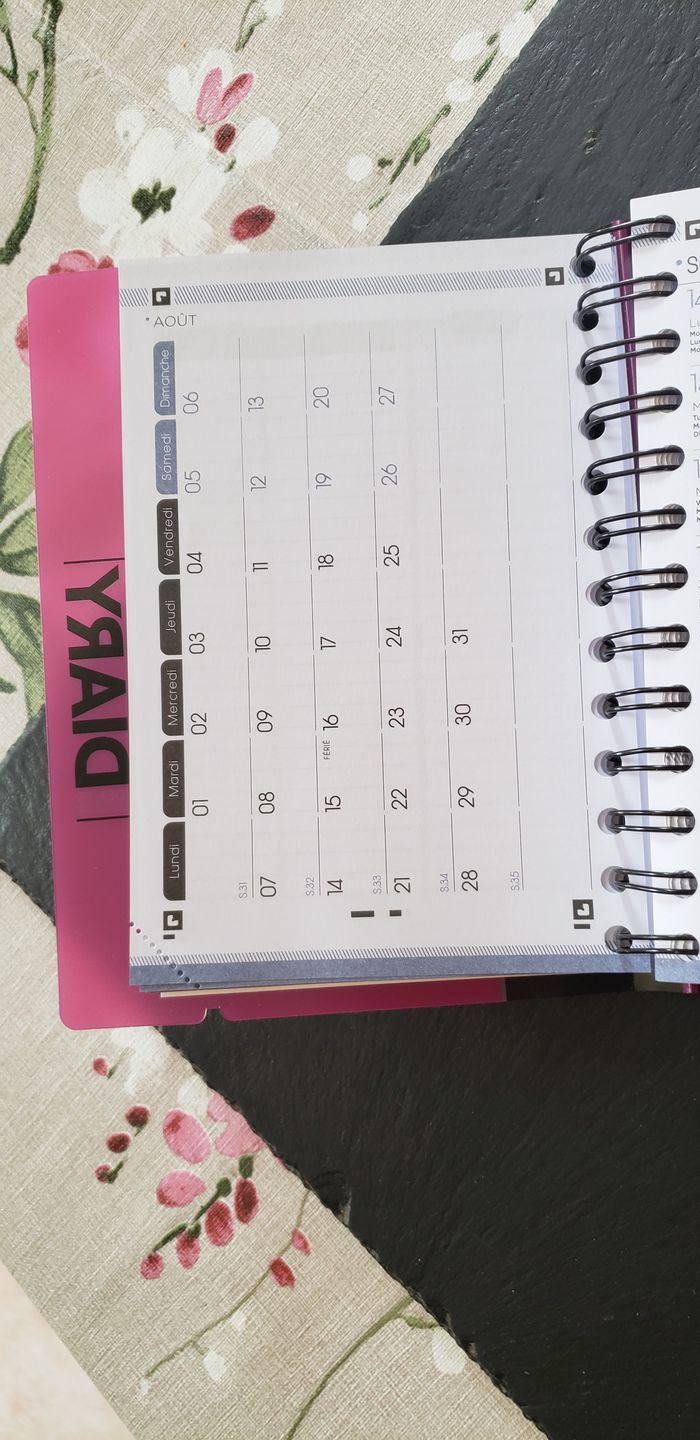 Lot de 2 agendas Diary 2023/2024 - photo numéro 10