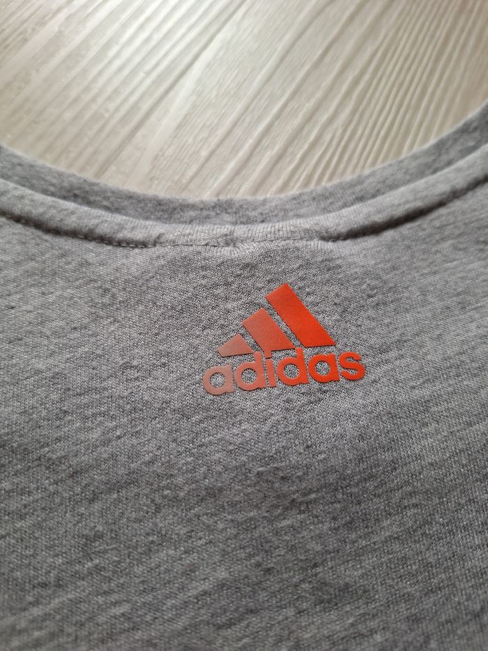Tshirt manches courtes gris Adidas - photo numéro 4