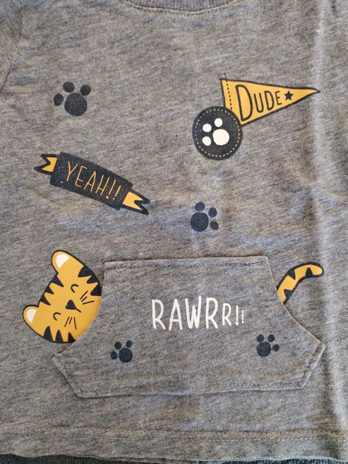 Tee-shirt 6 mois Kiabi - photo numéro 2