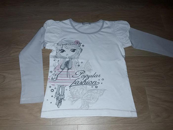 🌺 Tee Shirt 2 en 1 Strass en 5 ans 🌺 - photo numéro 6