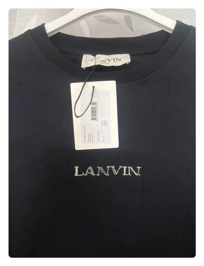T-shirt Lanvin noir taille S - photo numéro 2