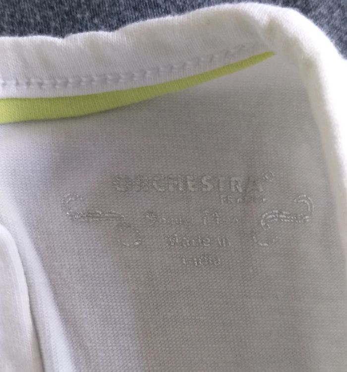 Tee-shirt Orchestra blanc à motif - photo numéro 3