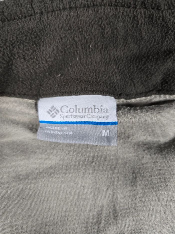 Veste polaire half zip Columbia homme sous manteau gris taille M satisfaisant - photo numéro 7