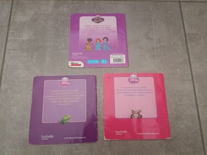 Lot de 3 livres princesses Disney - photo numéro 2