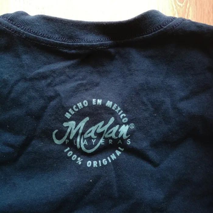 Mayan Playeras Taxco Mexico T-Shirt Solaire Maya Bleu Homme Import Mexique (Taille M) - photo numéro 6