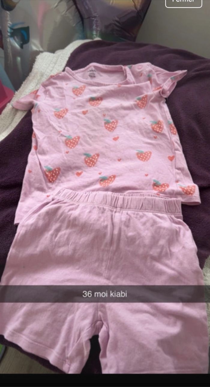 Pyjama 2 pièce fille