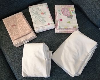 Draps pour petite fille