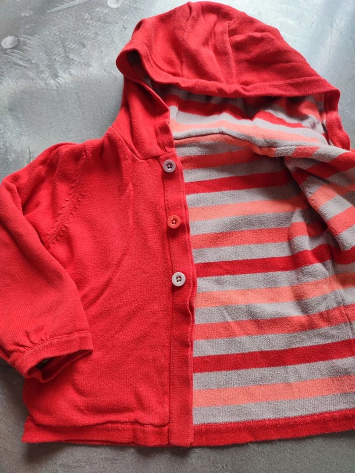 Gilet à capuche 3 ans Vertbaudet réversible - photo numéro 4