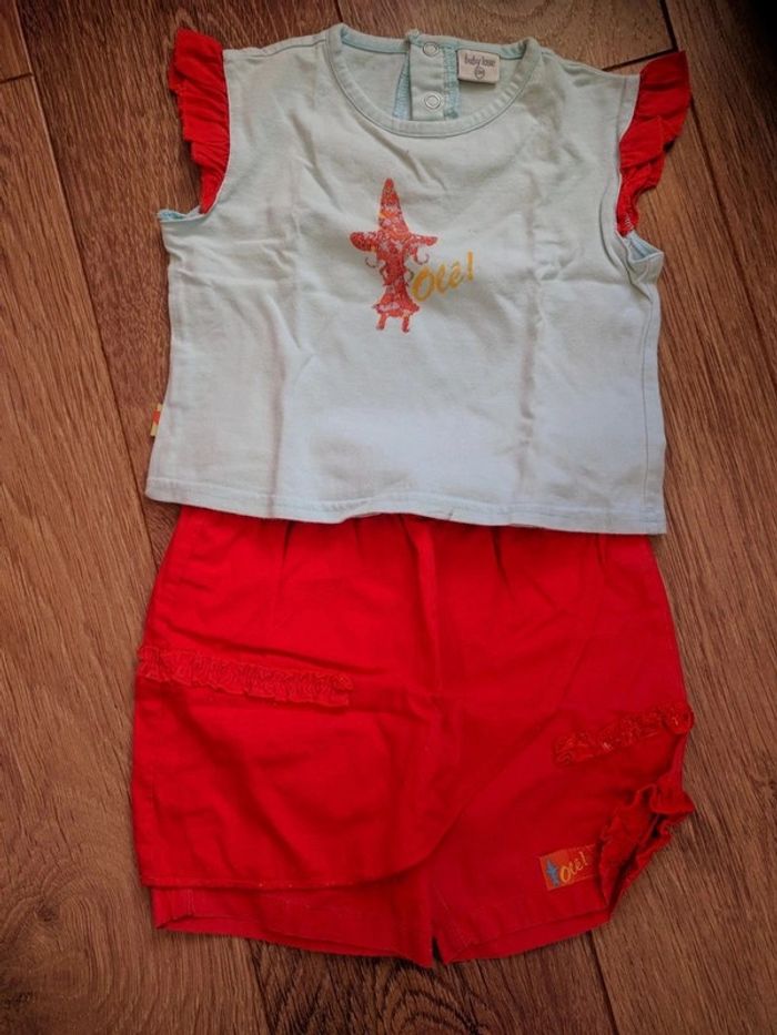 Ensemble short et t-shirt Baby Love - 2 ans
