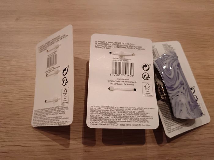 Lot 6 barrettes - photo numéro 2