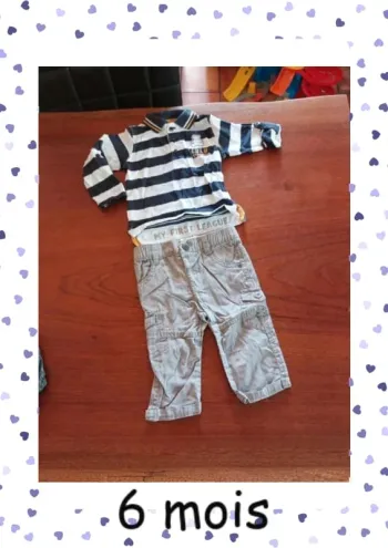 Ensemble Lulu castagnette en 6 mois