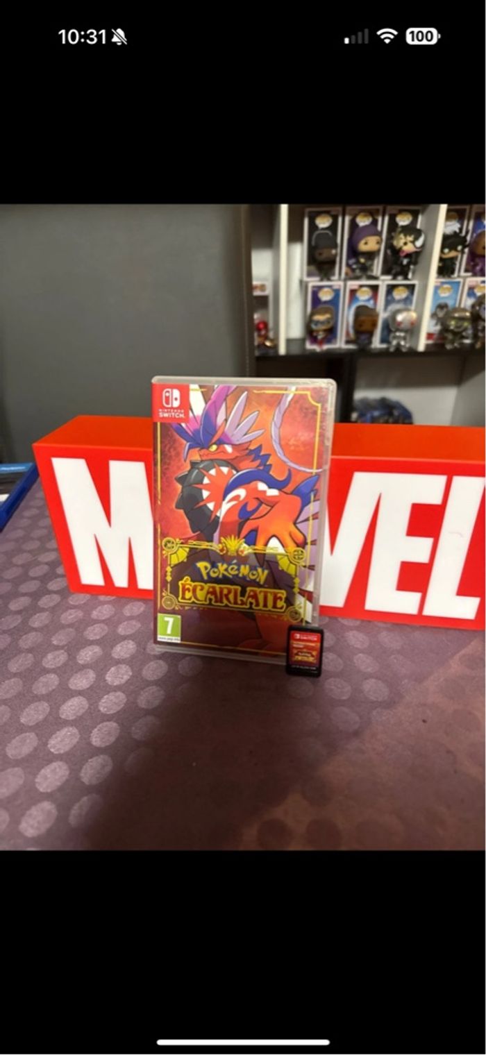 Jeu Nintendo switch Pokémon écarlate