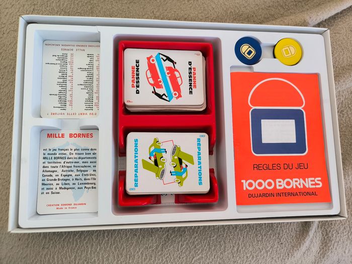 Jeu de société 1000 bornes vintage complet - photo numéro 2