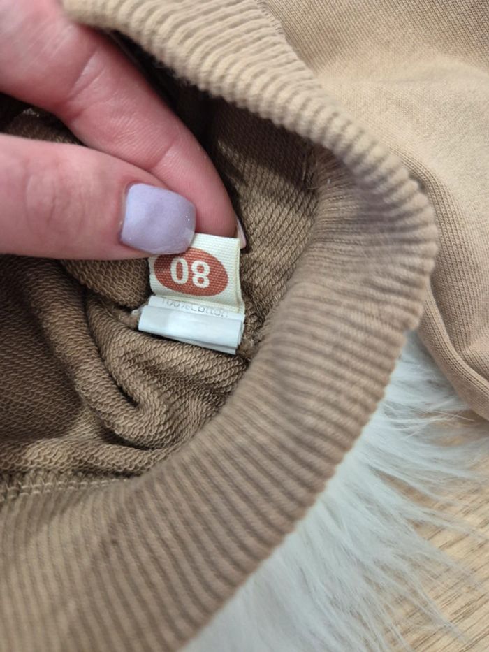 🤎 Pull à col avec fleurs 80 cm - photo numéro 3