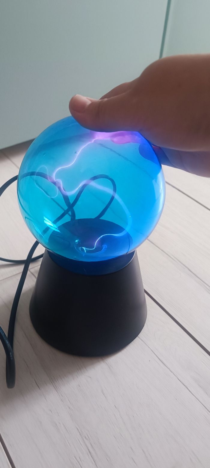 💡 Lampe boule plasma bleue 💡 - photo numéro 3