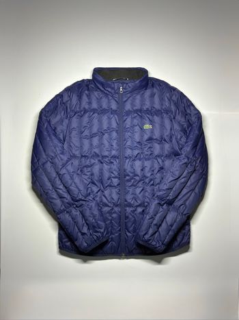 Lacoste – Vestes matelassées / Doudounes – M – Bleu marine – Très bon état – Capuche amovible
