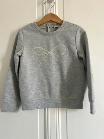 Sweat Lili Gaufrette gris 5 ans
