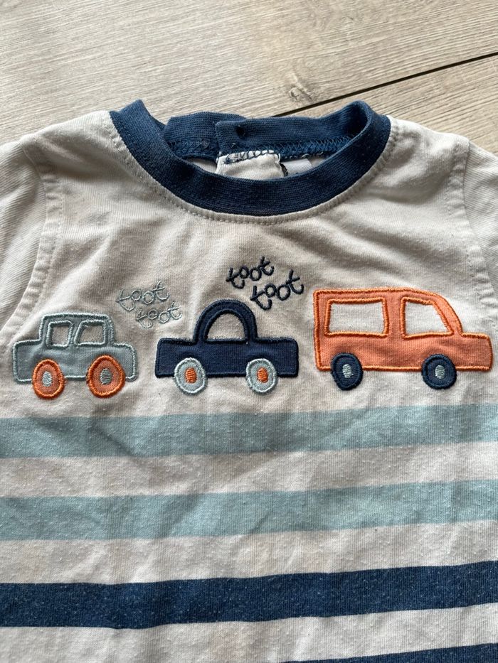 Lot de 4 t-shirt manche longue 9 mois - photo numéro 3