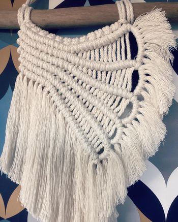 Aile ange en macramé 37cm