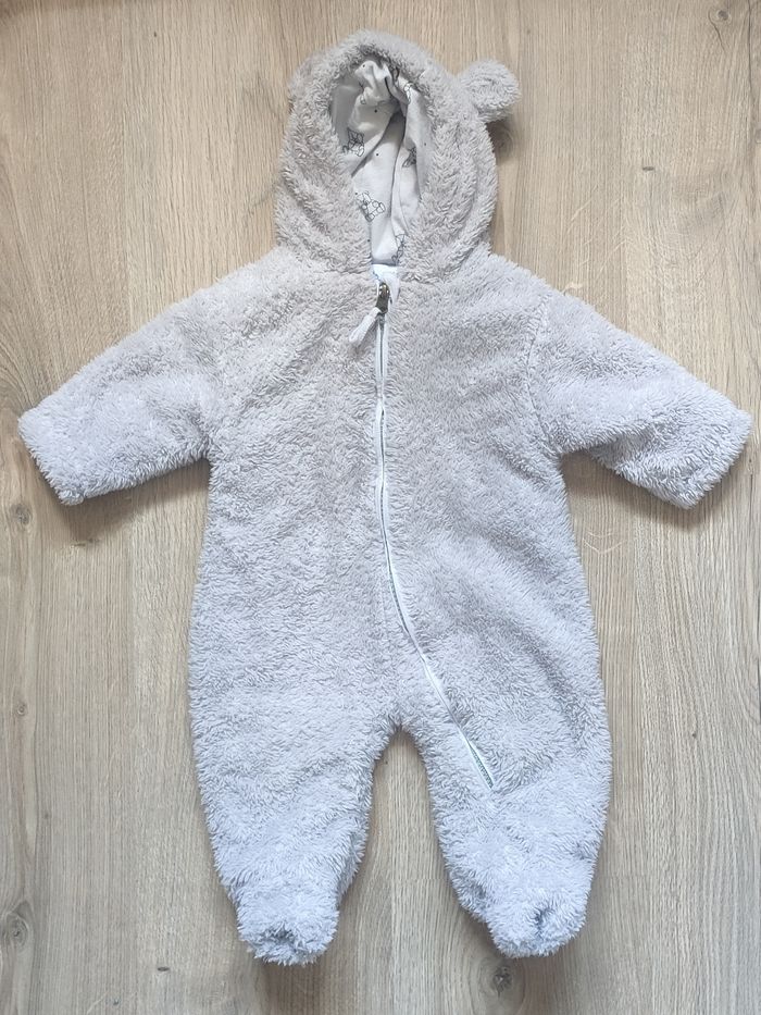 Combinaison pilote ourson 1 mois