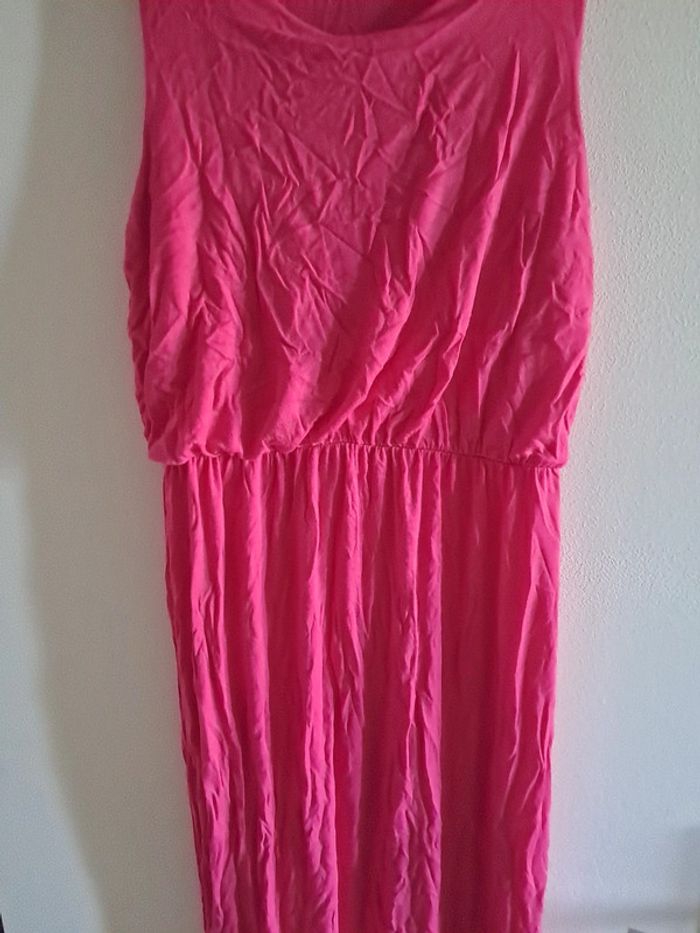 Robe longue fuchsia - photo numéro 2
