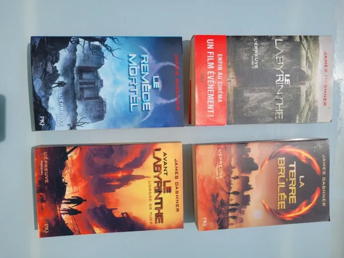 4 Premier romans grands formats de la saga Le Labyrinthe : Livres 1, 2, 3 et 4 - photo numéro 2