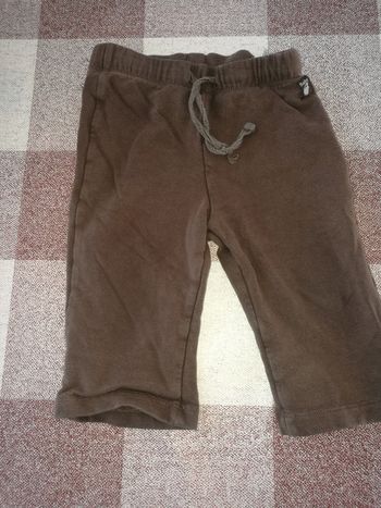 Pantalon 6/9 mois marron H&M
