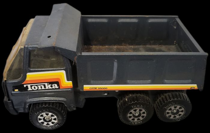 Camion en tôle, année 80s Tonka - photo numéro 2