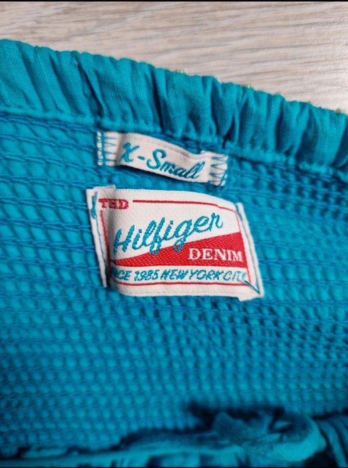 Superbe robe turquoise Tommy Hilfiger XS - photo numéro 4
