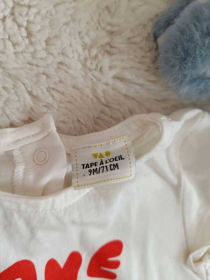 Tee shirt tape a l'oeil 9 mois - photo numéro 2