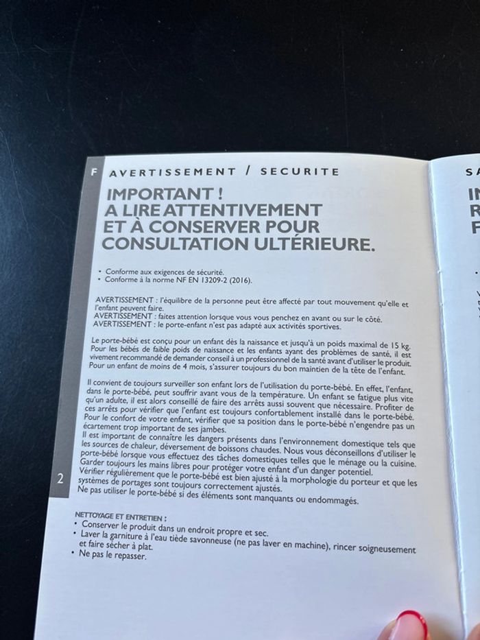 Porte bébé Aubert concept - photo numéro 4