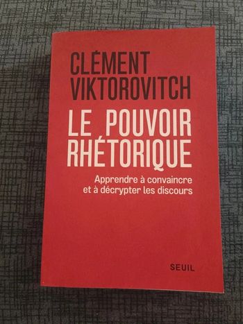Le pouvoir rhétorique