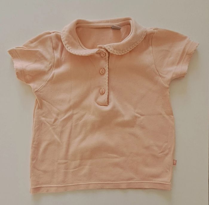 Lot de 2 polos manches courtes fille 18 mois - photo numéro 6