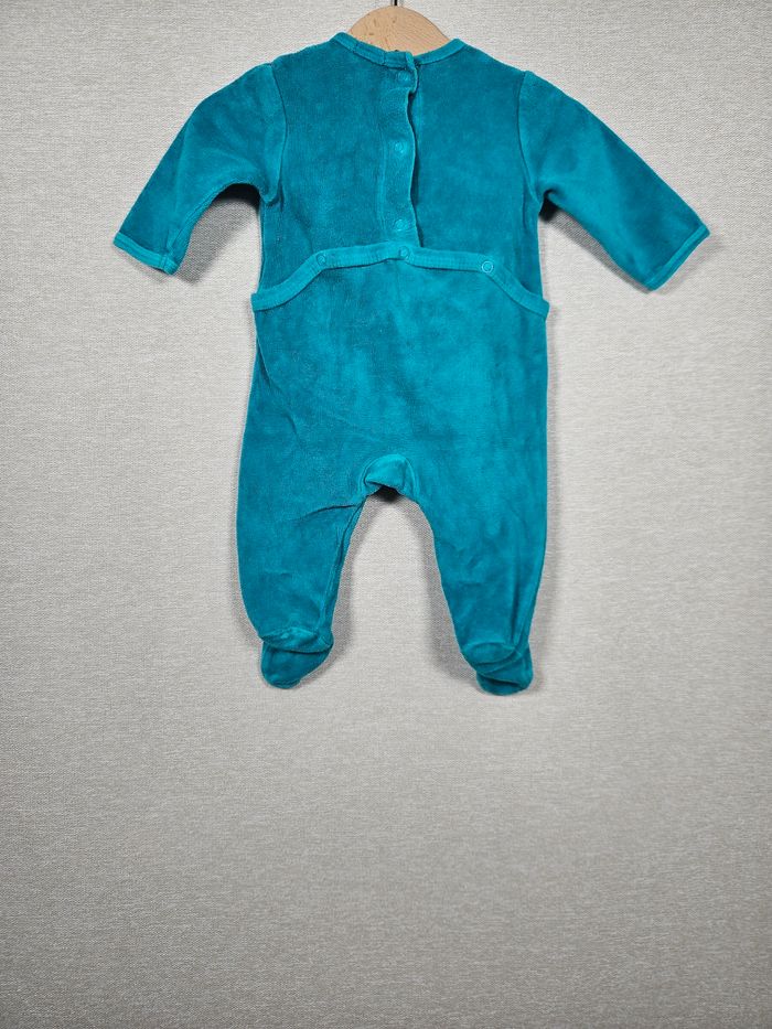 Pyjama velour dinosaures kiabi 3 mois 56-62cm - photo numéro 6