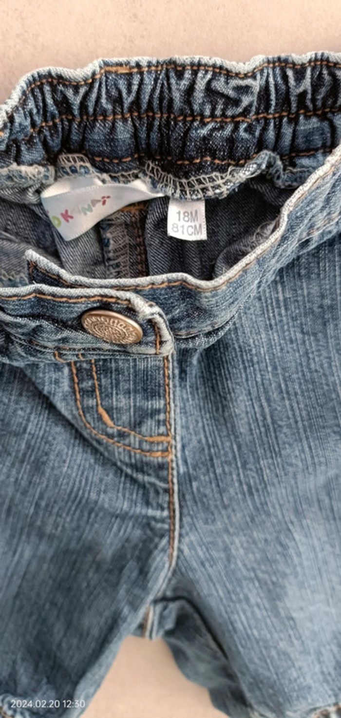 Short en jeans Garçon - 18 mois - photo numéro 3