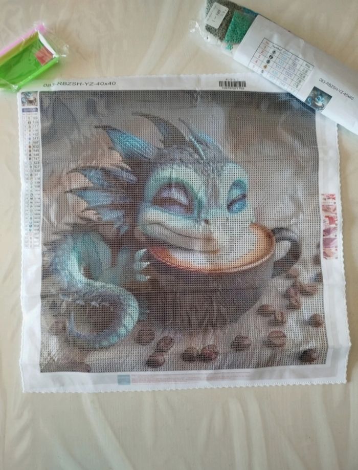 Diamond painting dragon #N032 - photo numéro 2