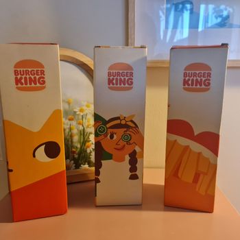 Lot 3 bouteilles isothermes Burger King