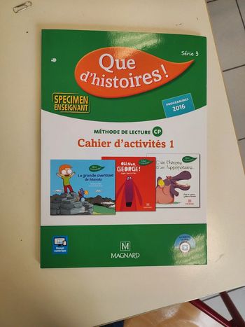 Que d'histoires cp