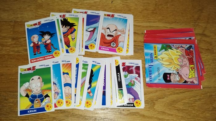 Lot 72 Cartes Dragon Ball Z ESP Combat cards set rare dbz Spanish espagnole