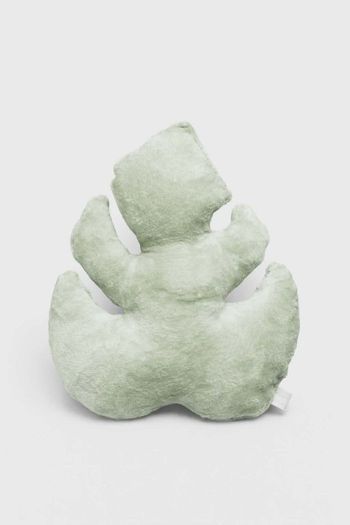 coussin forme de feuille de monstera 40 cm